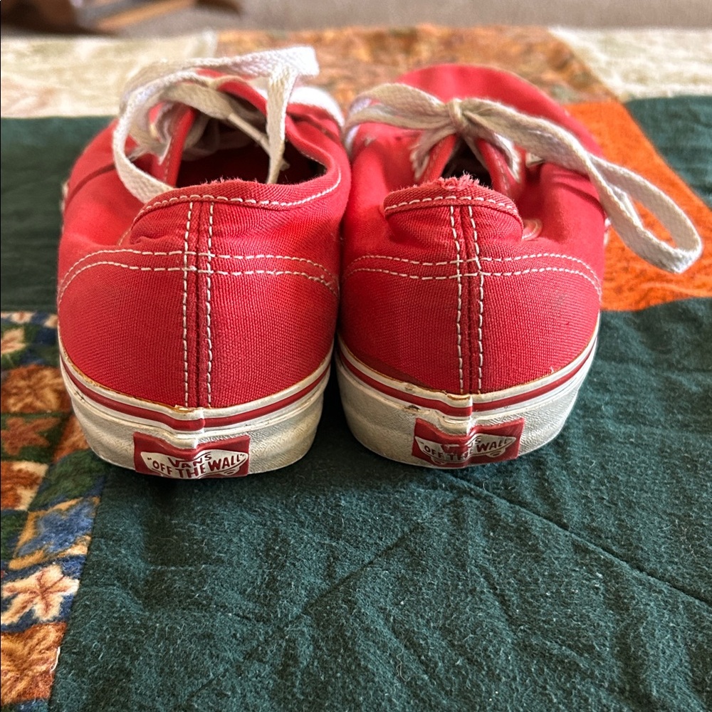 Vans Pink Low-Top Canvas Sneakers - Picture 4 of 7